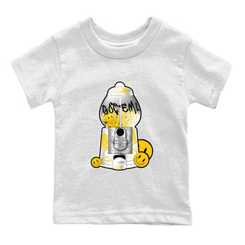 Air Jordan 6 Yellow Ochre shirt to match jordans Gumball Machine sneaker tees AJ6 Yellow Ochre SNRT Sneaker Release Tees Baby Toddler White 2 T-Shirt