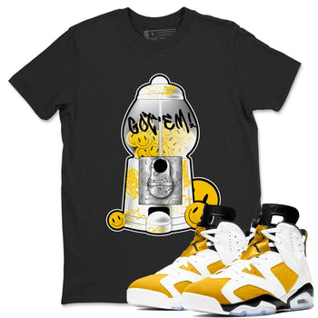 Air Jordan 6 Yellow Ochre shirt to match jordans Gumball Machine sneaker tees AJ6 Yellow Ochre SNRT Sneaker Release Tees Unisex Black 1 T-Shirt