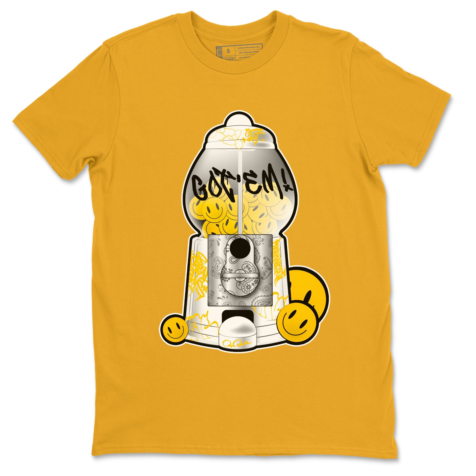 Air Jordan 6 Yellow Ochre shirt to match jordans Gumball Machine sneaker tees AJ6 Yellow Ochre SNRT Sneaker Release Tees Unisex Gold 2 T-Shirt
