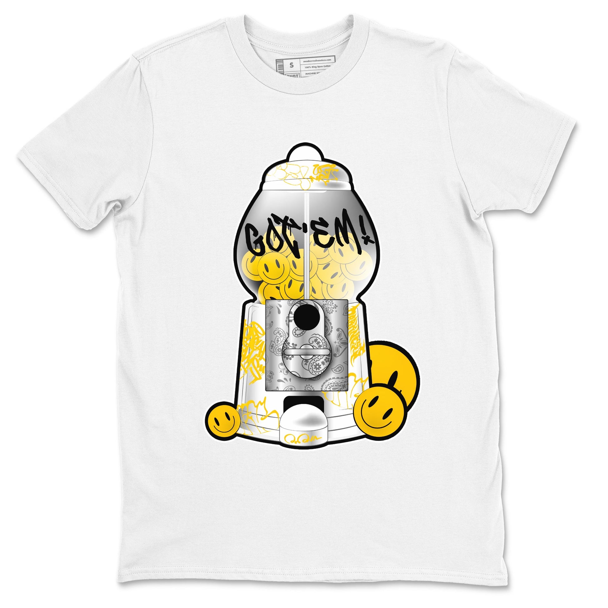 Air Jordan 6 Yellow Ochre shirt to match jordans Gumball Machine sneaker tees AJ6 Yellow Ochre SNRT Sneaker Release Tees Unisex White 2 T-Shirt