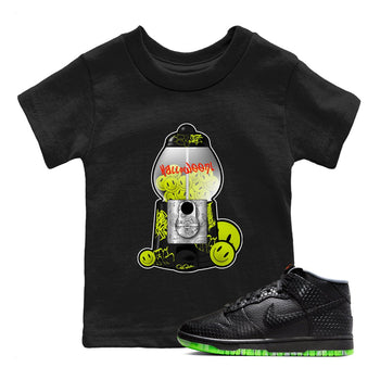 Dunk Mid Premium shirt to match jordans Gumball Machine sneaker tees halloween horror nights Nike Dunk Halloween SNRT Sneaker Release Tees Baby Toddler Black 1 T-Shirt