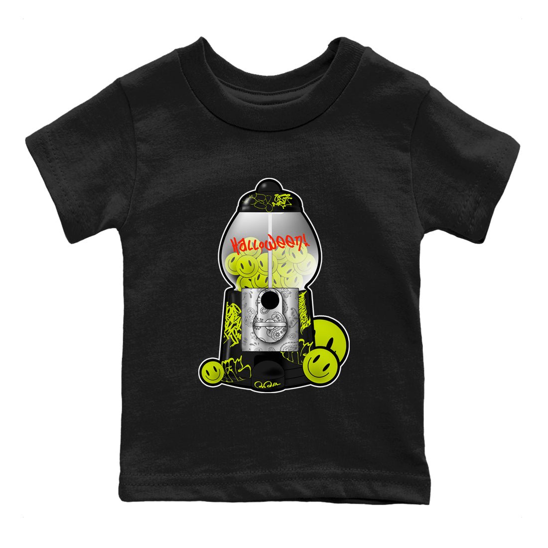 Dunk Mid Premium shirt to match jordans Gumball Machine sneaker tees halloween horror nights Nike Dunk Halloween SNRT Sneaker Release Tees Baby Toddler Black 2 T-Shirt