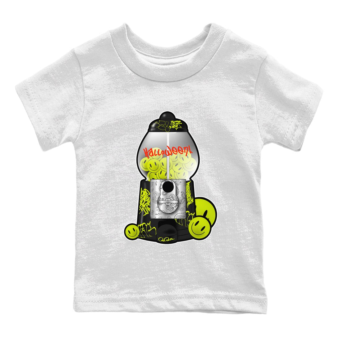 Dunk Mid Premium shirt to match jordans Gumball Machine sneaker tees halloween horror nights Nike Dunk Halloween SNRT Sneaker Release Tees Baby Toddler White 2 T-Shirt