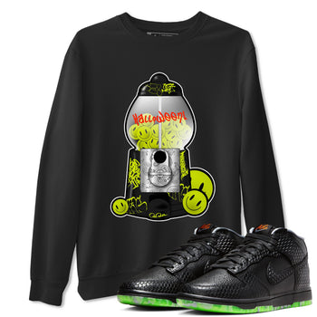 Dunk Mid Premium shirt to match jordans Gumball Machine sneaker tees halloween horror nights Nike Dunk Halloween SNRT Sneaker Release Tees Unisex Black 1 T-Shirt