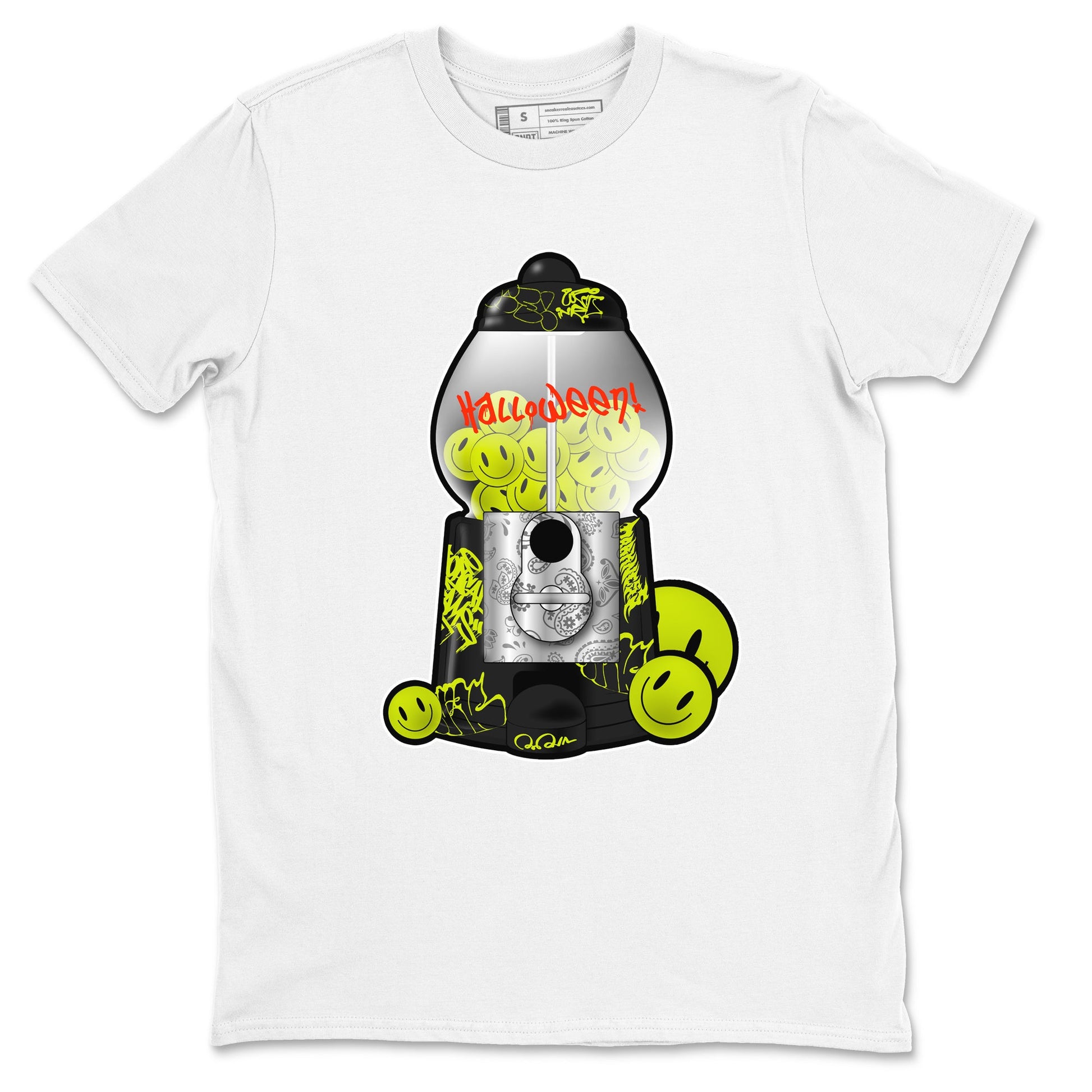 Dunk Mid Premium shirt to match jordans Gumball Machine sneaker tees halloween horror nights Nike Dunk Halloween SNRT Sneaker Release Tees Unisex White 2 T-Shirt