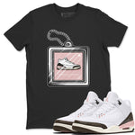 Jordan 3 Atmosphere Sneaker Match Tees Hang Tag Sneaker Tees Jordan 3 Atmosphere Sneaker Release Tees Unisex Shirts