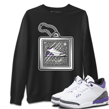 Jordan 3 Dark Iris Sneaker Match Tees Hang Tag Sneaker Tees Jordan 3 Dark Iris Sneaker Release Tees Unisex Shirts