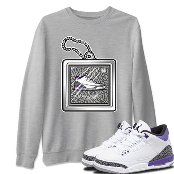 Jordan 3 Dark Iris Sneaker Match Tees Hang Tag Sneaker Tees Jordan 3 Dark Iris Sneaker Release Tees Unisex Shirts