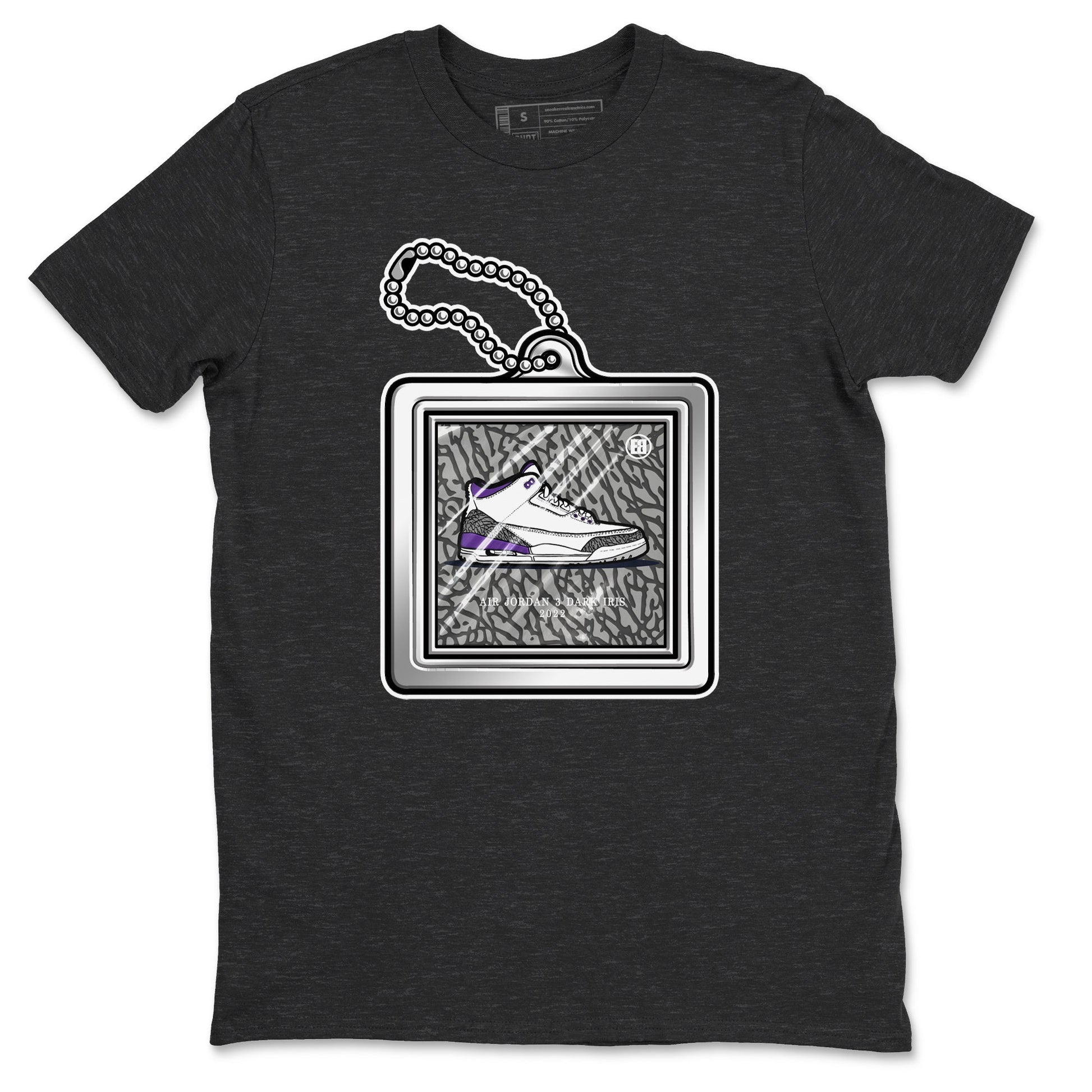 Jordan 3 Dark Iris Sneaker Match Tees Hang Tag Sneaker Tees Jordan 3 Dark Iris Sneaker Release Tees Unisex Shirts