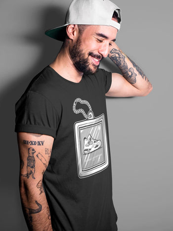 Jordan 4 Military Black Sneaker Match Tees Hang Tag Sneaker Tees Jordan 4 Military Black Sneaker Release Tees Unisex Shirts