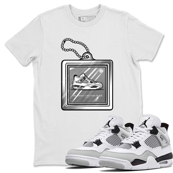 Jordan 4 Military Black Sneaker Match Tees Hang Tag Sneaker Tees Jordan 4 Military Black Sneaker Release Tees Unisex Shirts