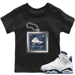 Jordan 6 Midnight Navy Sneaker Match Tees Hang Tag Sneaker Tees Jordan 6 Midnight Navy Sneaker Release Tees Kids Shirts
