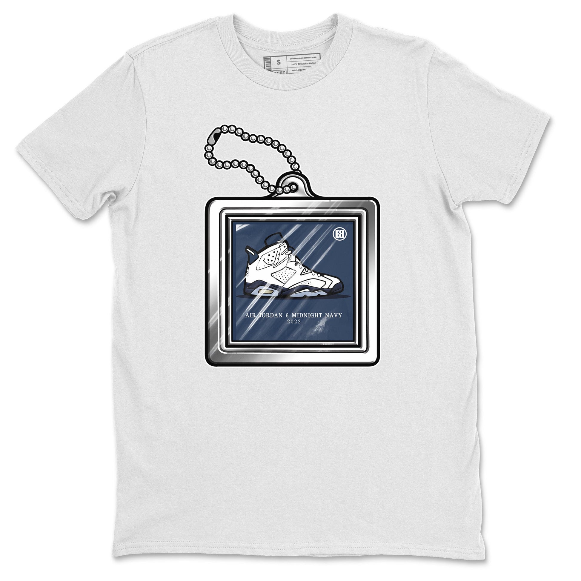 Jordan 6 Midnight Navy Sneaker Match Tees Hang Tag Sneaker Tees Jordan 6 Midnight Navy Sneaker Release Tees Unisex Shirts