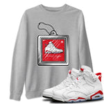 Jordan 6 Red Velvet Cookies Sneaker Match Tees Hang Tag Sneaker Tees Jordan 6 Red Velvet Cookies Sneaker Release Tees Unisex Shirts