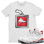 Jordan 6 Red Velvet Cookies Sneaker Match Tees Hang Tag Sneaker Tees Jordan 6 Red Velvet Cookies Sneaker Release Tees Unisex Shirts