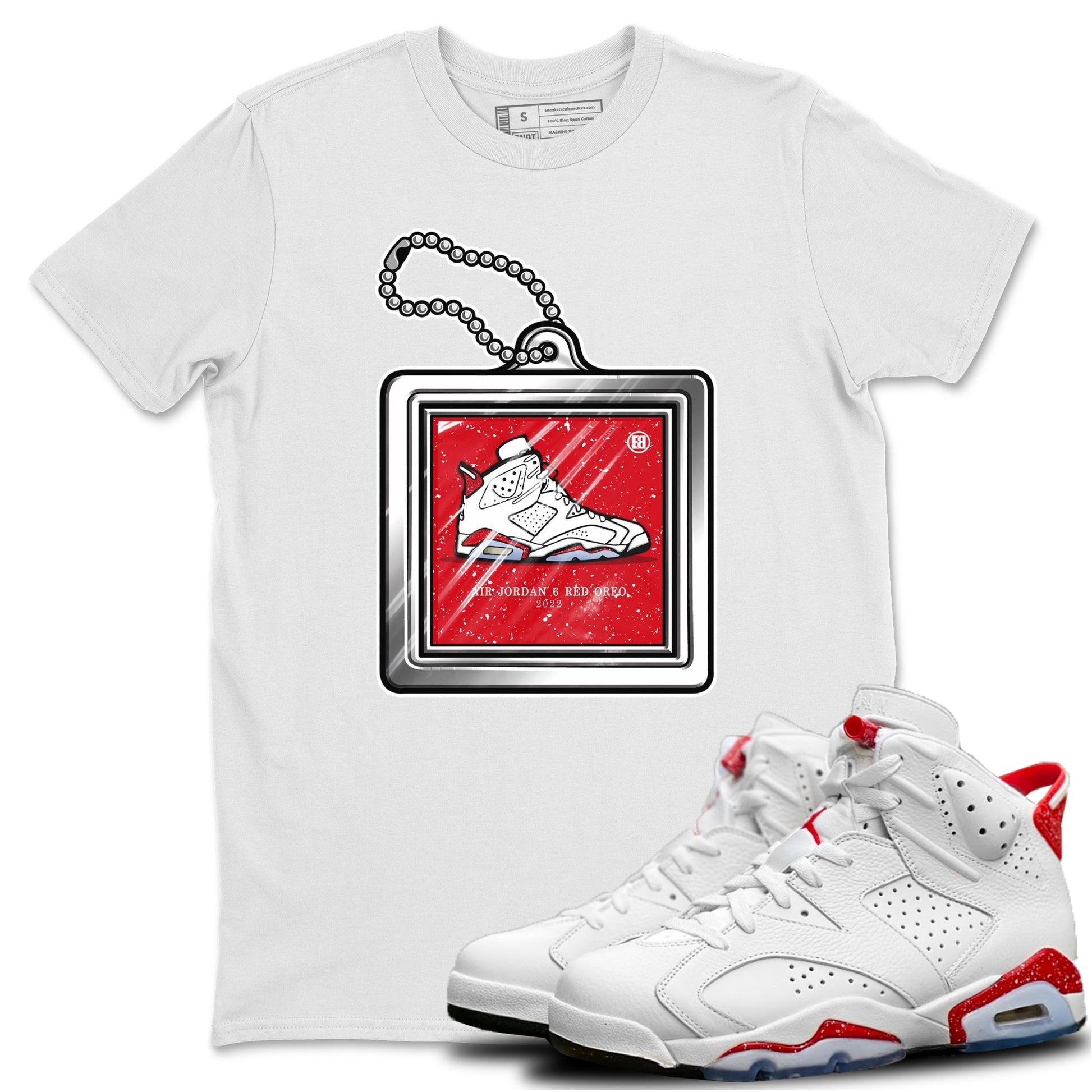 Jordan 6 Red Velvet Cookies Sneaker Match Tees Hang Tag Sneaker Tees Jordan 6 Red Velvet Cookies Sneaker Release Tees Unisex Shirts