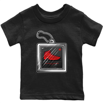 Jordan 9 Chile Red Sneaker Match Tees Hang Tag Sneaker Tees Jordan 9 Chile Red Sneaker Release Tees Kids Shirts