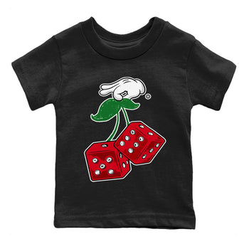 Jordan 11 Cherry Sneaker Match Tees Hanging Dice Sneaker Tees Jordan 11 Cherry Sneaker Release Tees Kids Shirts