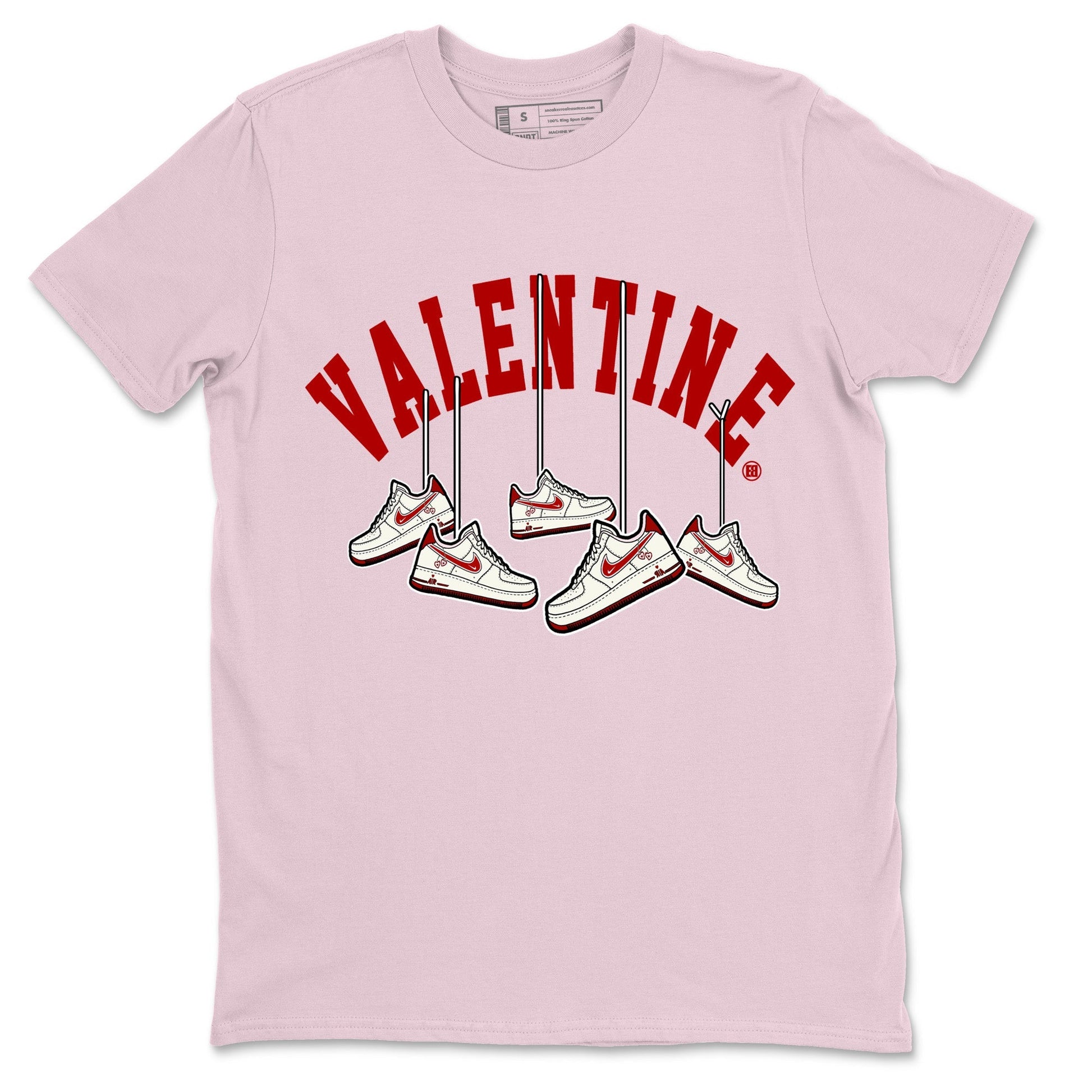 Air Force 1 Valentines Day Sneaker Match Tees Hanging Sneakers Sneaker Tees Air Force 1 Valentines Day Sneaker Release Tees Unisex Shirts