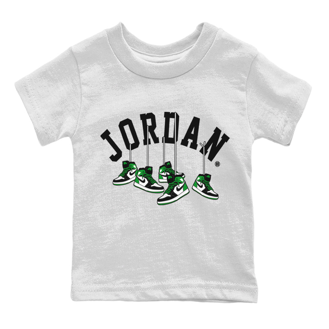 Air Jordan 1 Celtics Sneaker Match Tees Hanging Sneakers Sneaker Tees Air Jordan 1 Retro Celtics Sneaker Release Tees Kids Shirts White 2