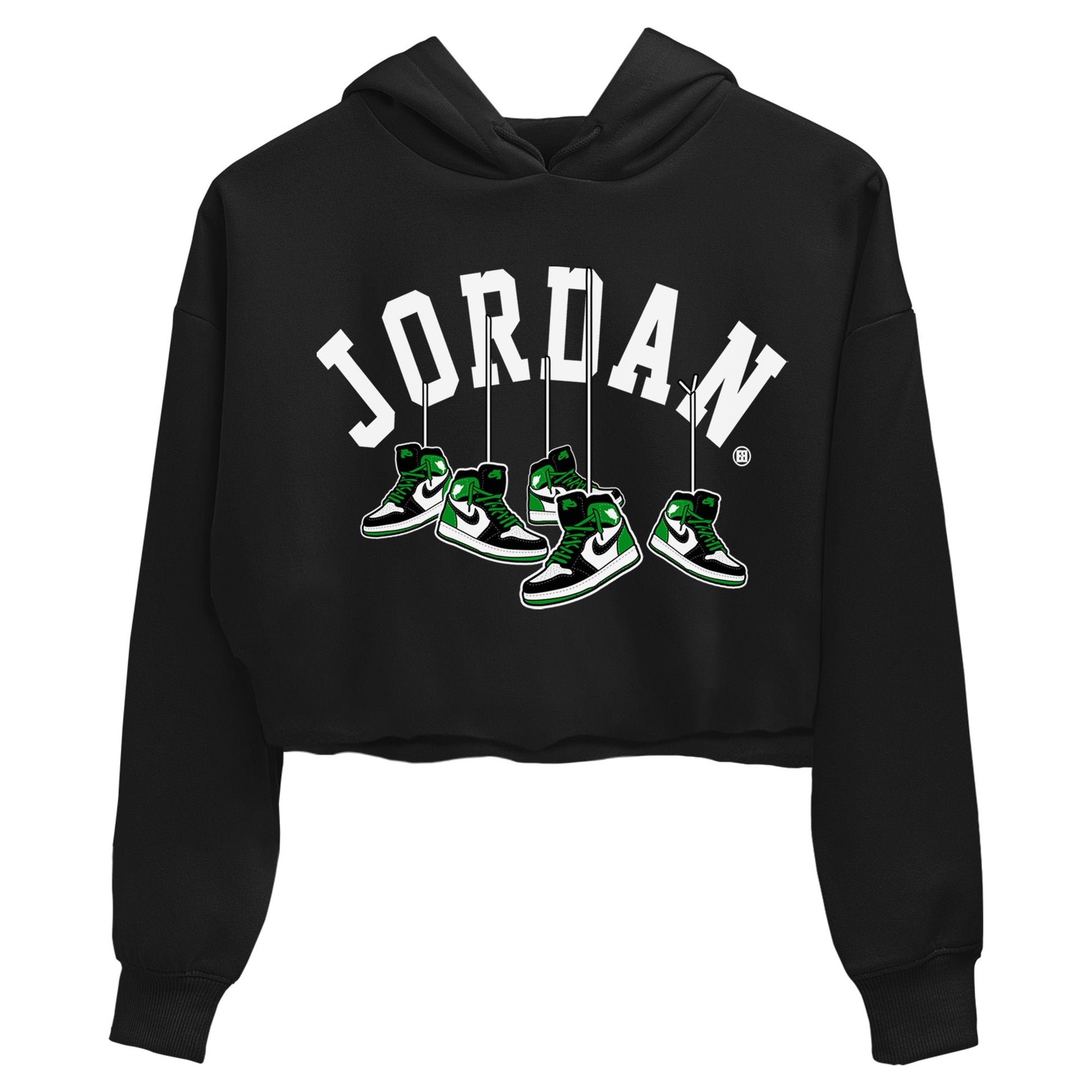 Air Jordan 1 Celtics Sneaker Match Tees Hanging Sneakers Sneaker Tees Air Jordan 1 Retro Celtics Sneaker Release Tees Women's Shirts Black 2