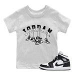 Jordan 1 Homage Sneaker Match Tees Hanging Sneakers Sneaker Tees Jordan 1 Homage Sneaker Release Tees Kids Shirts