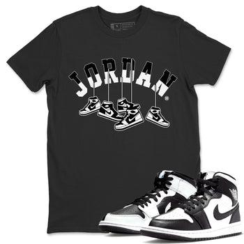 Jordan 1 Homage Sneaker Match Tees Hanging Sneakers Sneaker Tees Jordan 1 Homage Sneaker Release Tees Unisex Shirts