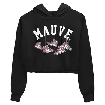 Air Jordan 1 Mauve shirt to match jordans Hanging Sneakers sneaker matching t-shirt Jordan 1 High OG Mauve SNRT Sneaker Release Tees Black 2 Crop T-Shirt