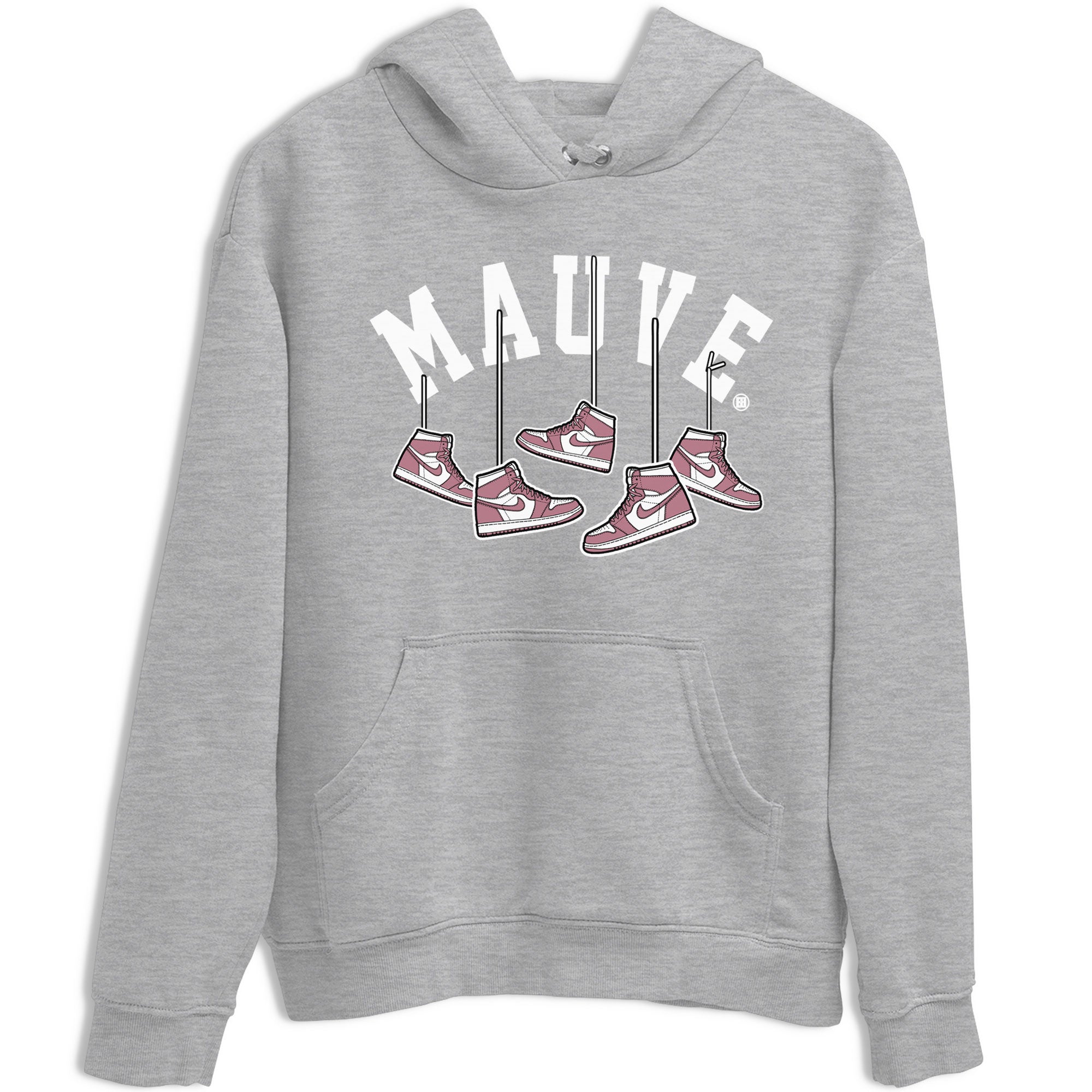 Air Jordan 1 Mauve shirt to match jordans Hanging Sneakers sneaker matching t-shirt Jordan 1 High OG Mauve SNRT Sneaker Release Tees Unisex Heather Grey 2 T-Shirt