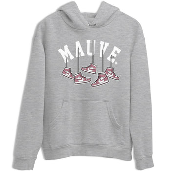 Air Jordan 1 Mauve shirt to match jordans Hanging Sneakers sneaker matching t-shirt Jordan 1 High OG Mauve SNRT Sneaker Release Tees Unisex Heather Grey 2 T-Shirt