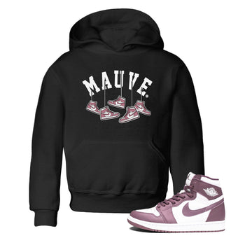 Air Jordan 1 Mauve shirt to match jordans Hanging Sneakers sneaker matching t-shirt Jordan 1 High OG Mauve SNRT Sneaker Release Tees Baby Toddler Black 1 T-Shirt