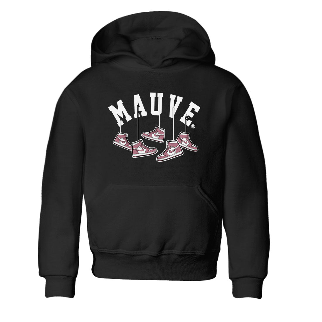 Air Jordan 1 Mauve shirt to match jordans Hanging Sneakers sneaker matching t-shirt Jordan 1 High OG Mauve SNRT Sneaker Release Tees Baby Toddler Black 2 T-Shirt