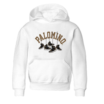 1s Palomino shirt to match jordans Hanging Sneakers sneaker tees Air Jordan 1 Palomino SNRT Sneaker Release Tees Baby Toddler White 2 T-Shirt