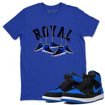 Air Jordan 1 Royal Reimagined shirt to match jordans Hanging Sneakers sneaker tees Air Jordan 1 High OG Royal Reimagined SNRT Sneaker Release Tees Unisex Royal Blue 1 T-Shirt