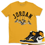 Jordan 1 Taxi Sneaker Match Tees Hanging Sneakers Sneaker Tees Jordan 1 Taxi Sneaker Release Tees Unisex Shirts