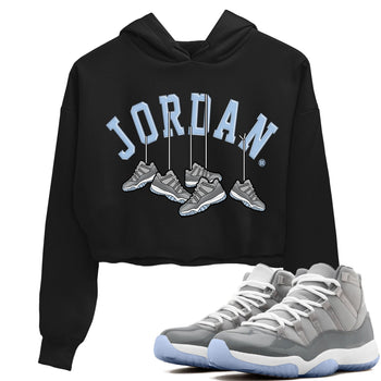 Jordan 11 Cool Grey Sneaker Match Tees Hanging Sneakers Sneaker Tees Jordan 11 Cool Grey Sneaker Release Tees Women's Shirts