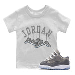 Jordan 11 Cool Grey Sneaker Match Tees Hanging Sneakers Sneaker Tees Jordan 11 Cool Grey Sneaker Release Tees Kids Shirts