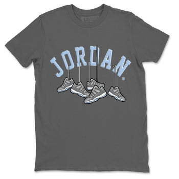 Jordan 11 Cool Grey Sneaker Match Tees Hanging Sneakers Sneaker Tees Jordan 11 Cool Grey Sneaker Release Tees Unisex Shirts