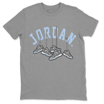 Jordan 11 Cool Grey Sneaker Match Tees Hanging Sneakers Sneaker Tees Jordan 11 Cool Grey Sneaker Release Tees Unisex Shirts