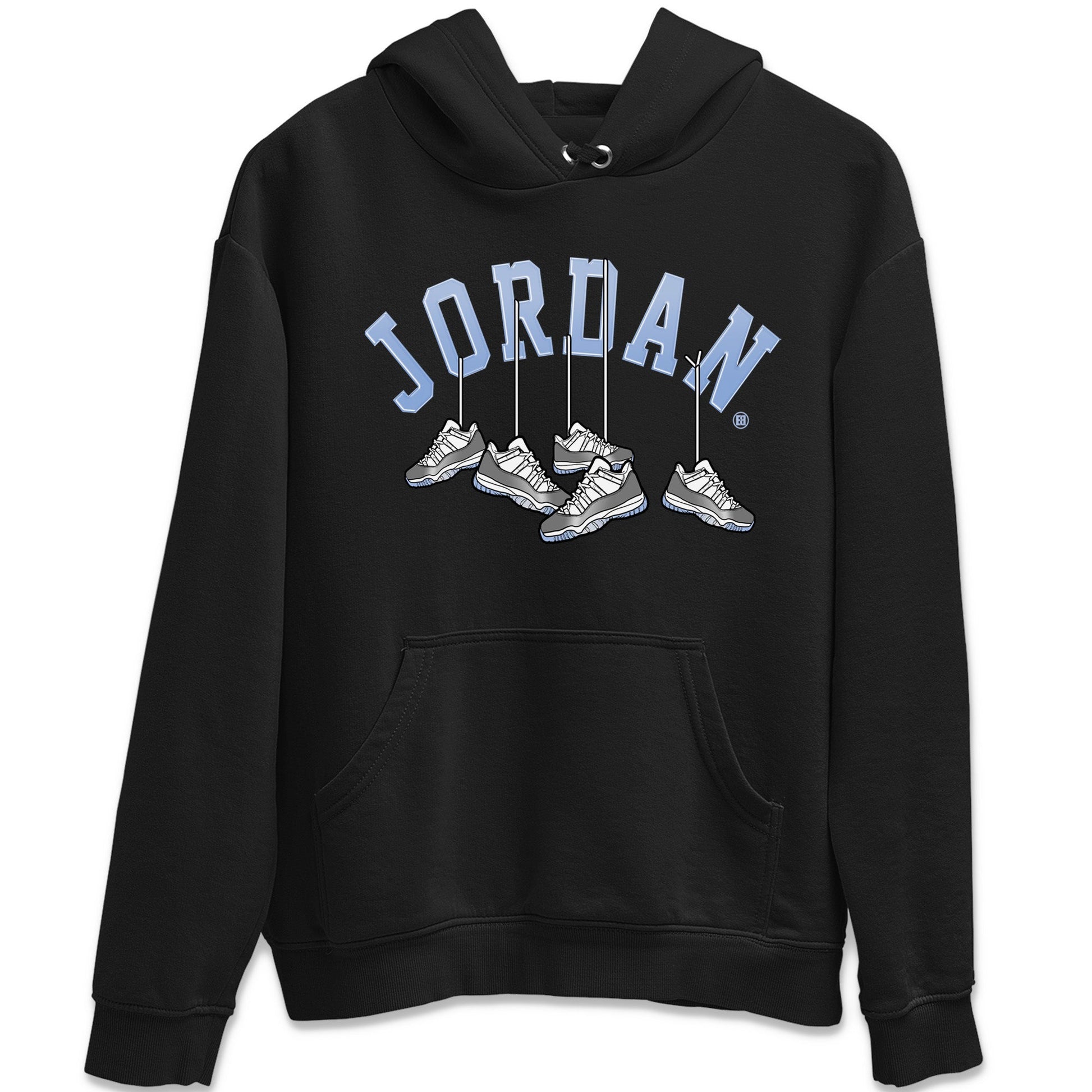 Air Jordan 11 White Cement Sneaker Match Tees Hanging Sneakers Sneaker Tees Air Jordan 11 Cement Grey Sneaker Release Tees Unisex Shirts Black 2