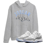 Air Jordan 11 White Cement Sneaker Match Tees Hanging Sneakers Sneaker Tees Air Jordan 11 Cement Grey Sneaker Release Tees Unisex Shirts Heather Grey 1