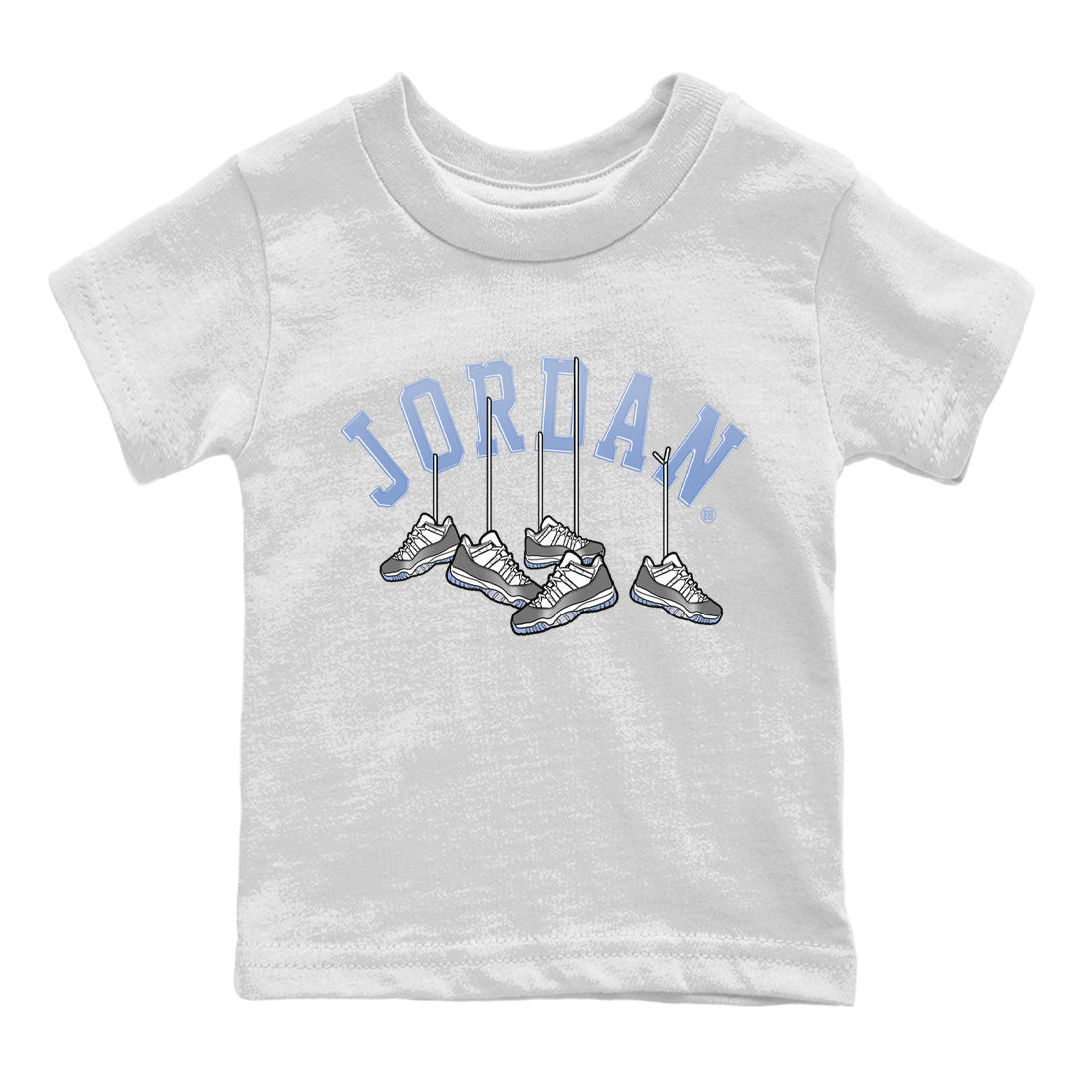 Air Jordan 11 White Cement Sneaker Match Tees Hanging Sneakers Sneaker Tees Air Jordan 11 Cement Grey Sneaker Release Tees Kids Shirts White 2
