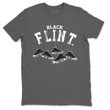 Air Jordan 13 Black Flint Sneaker Match Tees Hanging Sneakers Sneaker Tees Air Jordan 13 Retro Black Flint Sneaker Release Tees Unisex Shirts Cool Grey 2