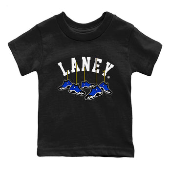 Air Jordan 14 Laney Sneaker Match Tees Hanging Sneakers Sneaker Tees Jordan 14 Laney Sneaker Release Tees Kids Shirts Black 2