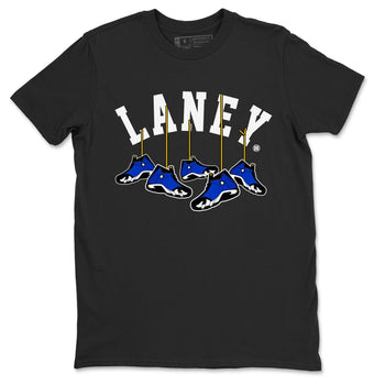 Air Jordan 14 Laney Sneaker Match Tees Hanging Sneakers Sneaker Tees Jordan 14 Laney Sneaker Release Tees Unisex Shirts Black 2