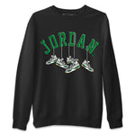 Air Jordan 4 Pine Green Sneaker Match Tees Hanging Sneakers Sneaker Tees Jordan Retro 4 Pine Green Sneaker Release Tees Unisex Shirts Black 2