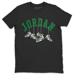 Air Jordan 4 Pine Green Sneaker Match Tees Hanging Sneakers Sneaker Tees Jordan Retro 4 Pine Green Sneaker Release Tees Unisex Shirts Black 2