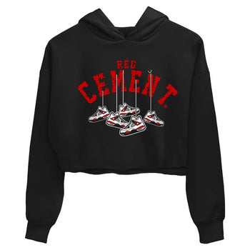 Air Jordan 4 Red Cement Sneaker Match Tees Cherry Hanging Sneakers Sneaker Tees Air Jordan 4 Red Cement Sneaker Release Tees Women's Shirts Black 2