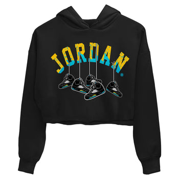 Jordan 5 Aqua Sneaker Match Tees Hanging Sneakers Sneaker Tees Jordan 5 Aqua Sneaker Release Tees Women's Shirts
