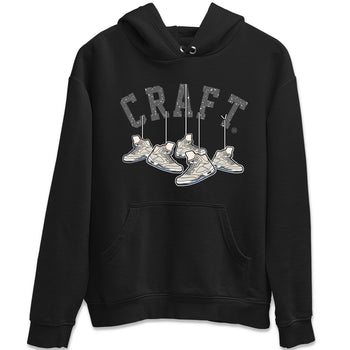Air Jordan 5 Craft Sneaker Match Tees Hanging Sneakers Sneaker Tees 5s Craft Shirt Unisex Shirts Black 2